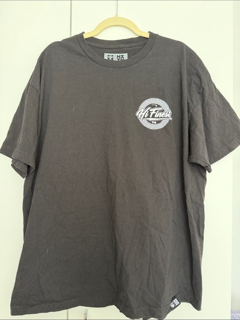 Hawaii's Finest Hawaii Logo Graphic T-Shirt Black Short Sleeve Men’s 2X